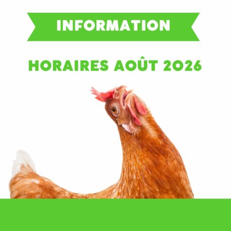 horaires des poussins de la souleie